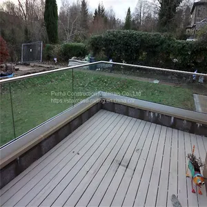 Aluminium U Channel Glass Railing Stainless Steel Handrails Design thumbnail-4
