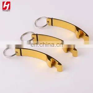 Chrismas Promotional Gift Golden Basic Beer Bottle Opener,keychain thumbnail-4