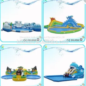 Above Ground Outdoor Giant PVC Pool Type Metal Frame Swimming Pool For Commercial thumbnail-5