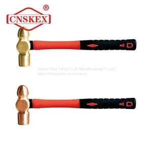 Beryllium Copper Aluminum Bronze Ball Pein Hammer Industrial Tools thumbnail-1