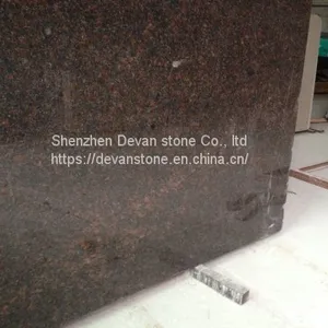 Tan Brown Granite Floor Tiles Kitchen Countertops Polished thumbnail-4