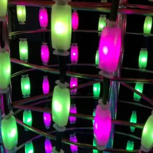 2LEDS 360degrees Polycarbonate 12V RGB Pebble Light For Outdoor Decoration thumbnail-3