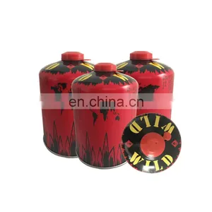 China Screw Valve Butane Gas Cartridge 450g and Tin Aerosol Can 450g thumbnail-6