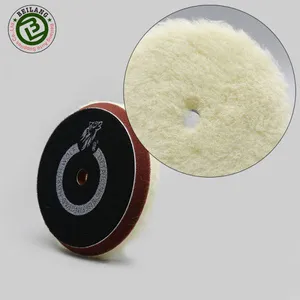 100% Lambs Car Polishing Pad / Wool Buffing Pad for Car Polishing thumbnail-4