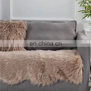 Wholesale Modern Living Room Designer Carpet Faux Fur Rug For Sale thumbnail-1