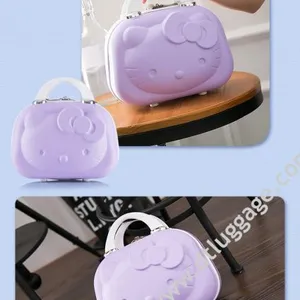 ABS PC Cosmetic Case Women Beauty Travel Make Up Luggage thumbnail-4