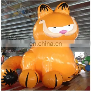 Factory Direct Sale Outdoor Giant PVC Inflatable Yellow Garfield Figure For Promotion thumbnail-3