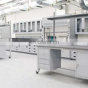 Removable Lab Bench Used Mobile Laboratory Table Wheel Lab Furniture thumbnail-6