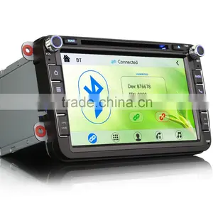 Erisin ES8405V 8 Inch 2 Din Car DVD Player for TIGUAN CADDY GOLF 5 thumbnail-3
