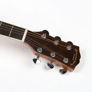 Hot Sale Cutaway Acoustic Guitar Oriental Cherry W150 39 Inch OEM Guitar Wholesale Cheap Price Guitar for Sale thumbnail-2
