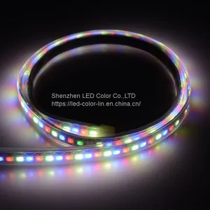 Christmas Lights Waterproof RGB 5050 WW 144 LED LC8812B Led Stirp thumbnail-2