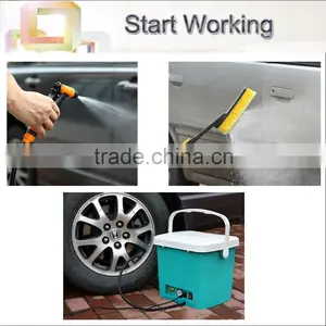 (73023) Portable16L Tank Mutipurpose 12V Battery Pressure Washer Attachments thumbnail-4