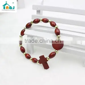 Wooden Beads Rosary Bracelet thumbnail-2