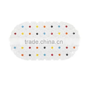 Plastic Pvc Bathroom Mat Flower Shapped Bath Mat thumbnail-3
