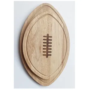 Factory Wholesale Rubber Wood Fish Chopping Board thumbnail-2