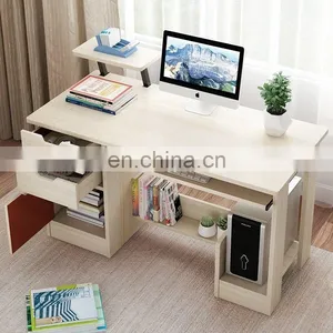 Student Study Office Desk Furniture Space Saving Wooden Desk Top Modern Cheap Home Executive Office Desk for Computer thumbnail-2