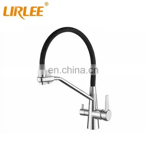 LIRLEE Robinet de Cuisine Modern Kitchen Taps Mixer Faucets With Pull Out Spout thumbnail-5