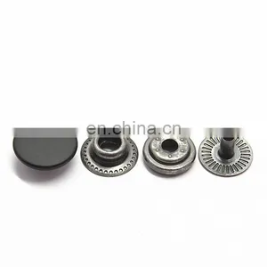 20mm Black Metal Hidden Press Snap Button thumbnail-3