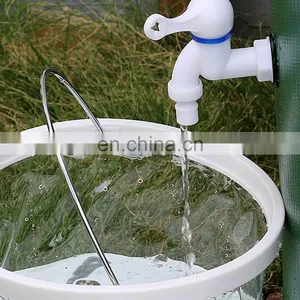 75 Gallon Foldable Agriculture Products Rain Storage Water Barrel Container With Tap thumbnail-4