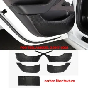 Tesla Model 3 Invisible Car Door Sill Anti Kick Pad Protection Side Edge Film thumbnail-1
