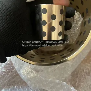 Customize/Supply Bimetallic Bushings,Bronze Bushings,SF-1 Bushings,JDB Bushings,JFB Bushings,Self Lubricating Bushings,Brass Graphite Bushings,Self Lubricate Brass Graphite Sliding Bearing Pad,Oilless Sel-lubricating Bronze Bearing Plate,Sleeve Bushings,F thumbnail-3