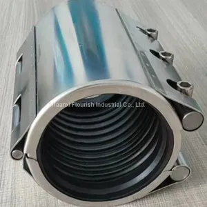 Extended Dual Type Pipe Clamp Coupling For Leaking Repairs thumbnail-1