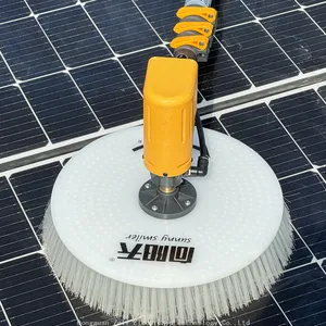 Portable High Efficiency Solar Panel Cleaning Brush Solar Panel Automatic Cleaning Brush Machine thumbnail-4