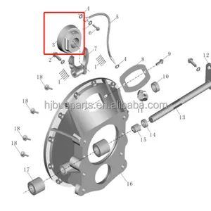 Other Performance Parts Replacement Higer Buses Important Parts KLQ6128K Bearing Assy Inside Rear 31XG5-04501 Price of New Higer Bus thumbnail-2