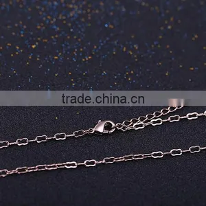 Coffee Gold Plated Decorative Long Chain Link Chain Jewelry Chain Necklace thumbnail-6