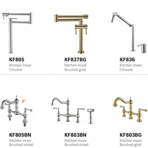 Keep the Kitchen Fresh and Hygienic Cleaning is Easy and Convenient Multi-functional Design Pot Filler Mixer Series thumbnail-3