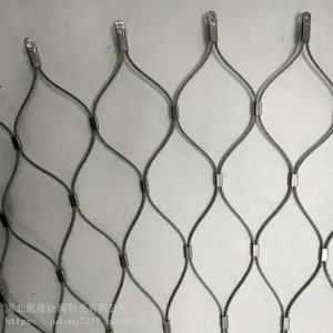 Safety Net Flexible Stainless Steel Wire Rope Mesh for Protecting Birds thumbnail-4