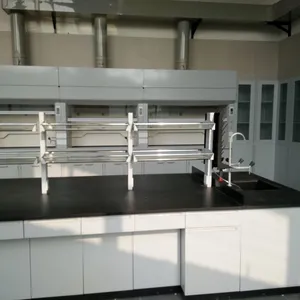 Laboratory All-Wood Central Workbench thumbnail-1