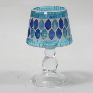 Glass Vessel Container Mosaic Vase thumbnail-5