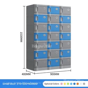 Commercial Grade ABS Plastic Locker With 80mm Base - Premium Industrial Storage Cabinet for Mining Enterprises thumbnail-2