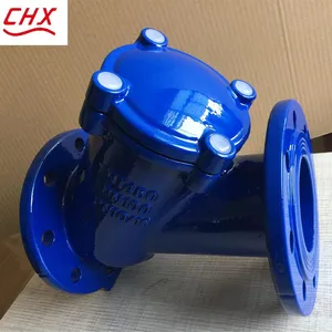 DIN Excellence PN10/16 150LB DN50-300 GGG50 Ductile Cast Iron Ball Type Check Valve Soft Seal Durable Swing Manual General thumbnail-4