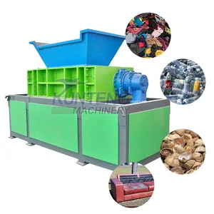 Kunststoff- und Metallschredder, Kokosnussschalen-Zerkleinerungs-Produktionslinie EPC thumbnail-1