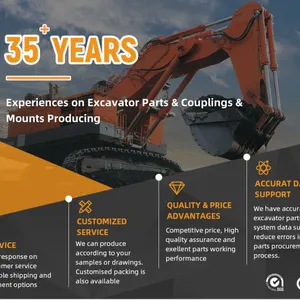 YNF 8A 8AS Excavator Hydraulic Flexible Coupling CF-A-008-S0 CF-A-008-O0 Rubber Coupling thumbnail-6