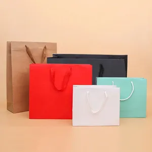 Kraft Paper Grey Bag for Garment in Shenzhen thumbnail-4