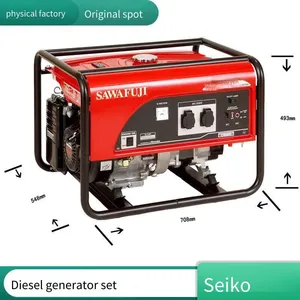 Original Japanese Zetor Honda 5kw Single-phase Mobile Vehicle-mounted Gasoline Generator Sh6500ex thumbnail-2