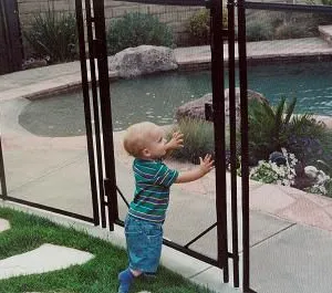 Quick-Install Textilene Woven Mesh – PVC Fabric for Pool Safety Fence, Pre-Assembled Panels for Easy DIY Installation thumbnail-2