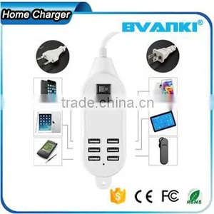2016 Trending Products 25W 5A 6 Ports Wall Usb Tablet Charger for Mobile Phone for Iphone6 Bulk Buy From China Free Sample Supplier's Choice thumbnail-5