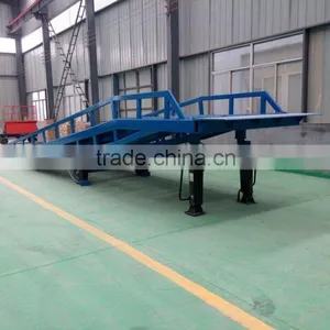 Movable 12 Tons Hydraulic Yard Container Loading Ramps thumbnail-4