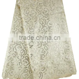 Cheap Custom 2014 African Organza Lace Fabric MOG0194 thumbnail-5