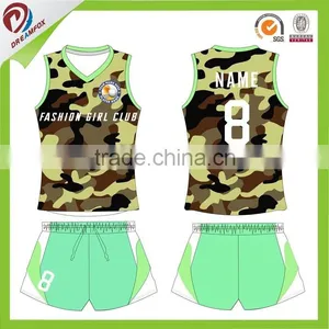 2015 New Fashion Cheap Volleyball Jersey Volleyball Uniform for Sale thumbnail-3