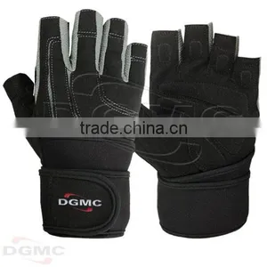 Body Builiding Elastic Wrist Wraps Gloves thumbnail-1