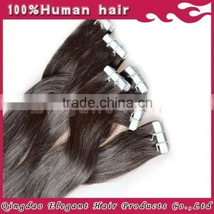 Shedding Free Virgin Human Tape in Hair Extension Wholesale Indian Human Hair Extension thumbnail-6