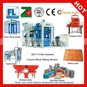 QT4-15 Automatic Cement Block Making Machine thumbnail-1