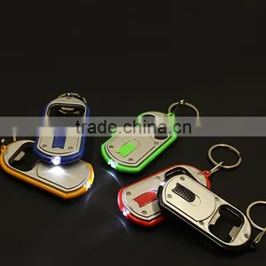 Mutil Color Keychain Bottle Opener With Led Light Key Chain thumbnail-1