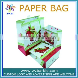 Wholesale Recyclable Promotion Gift Paper Bags With Handle thumbnail-1