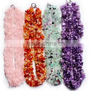 Top Quality Classic And Modernpoint Fancy Crystal Pendant, Crushed Stone Necklace thumbnail-1